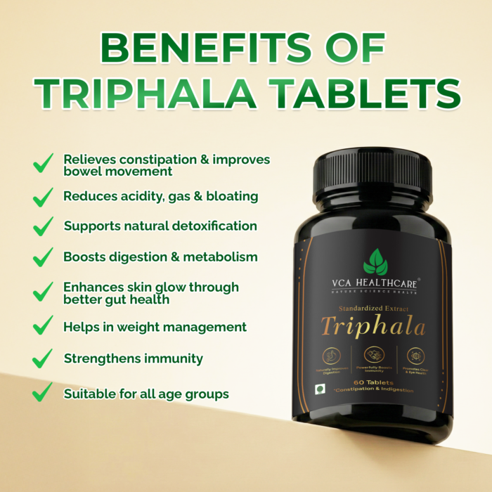 Standardized Triphala Tablets | Best Ayurvedic Medicine for Digestion - Image 2