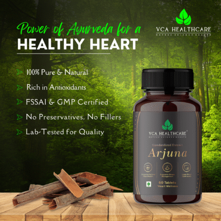 terminalia arjuna tablets ayurvedic herb for heart strength and vitality