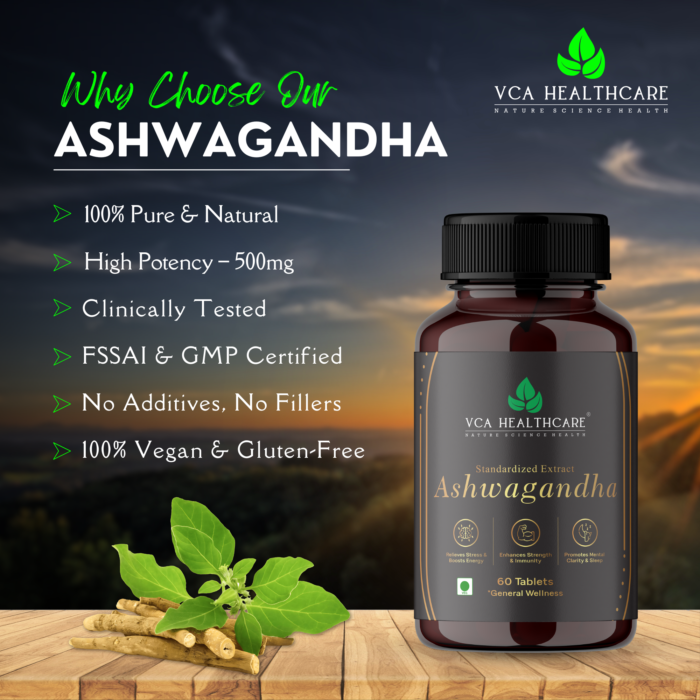 ashwagandha tablets for men and women natural stress and fatigue relief