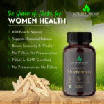 pure shatavari extract herbal remedy to enhance female reproductive health