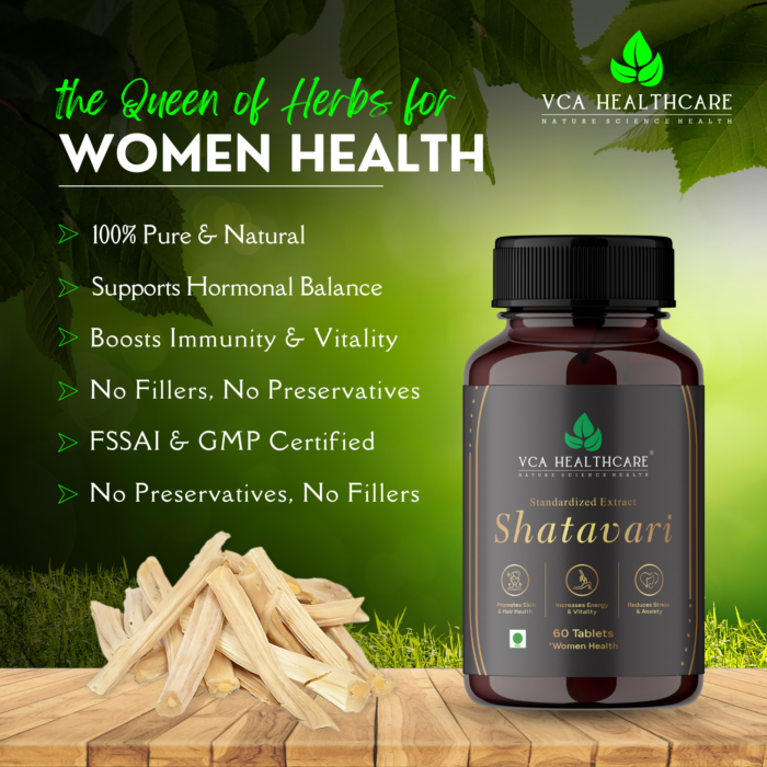 pure shatavari extract herbal remedy to enhance female reproductive health