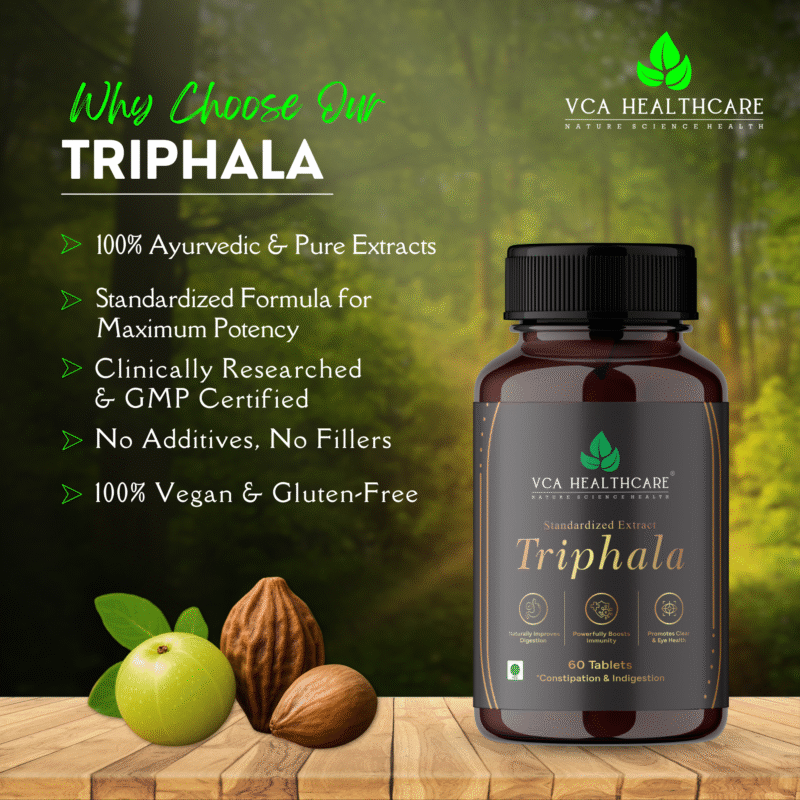 triphala churna tablets from vca healthcare ayurvedic cleanser for constipation