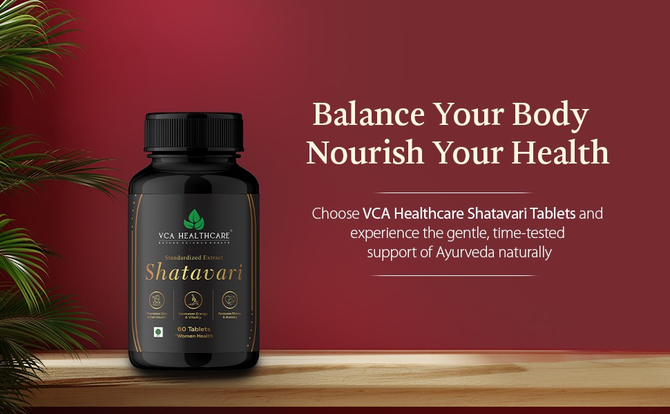 Natural herbal shatavari extract for male and female health