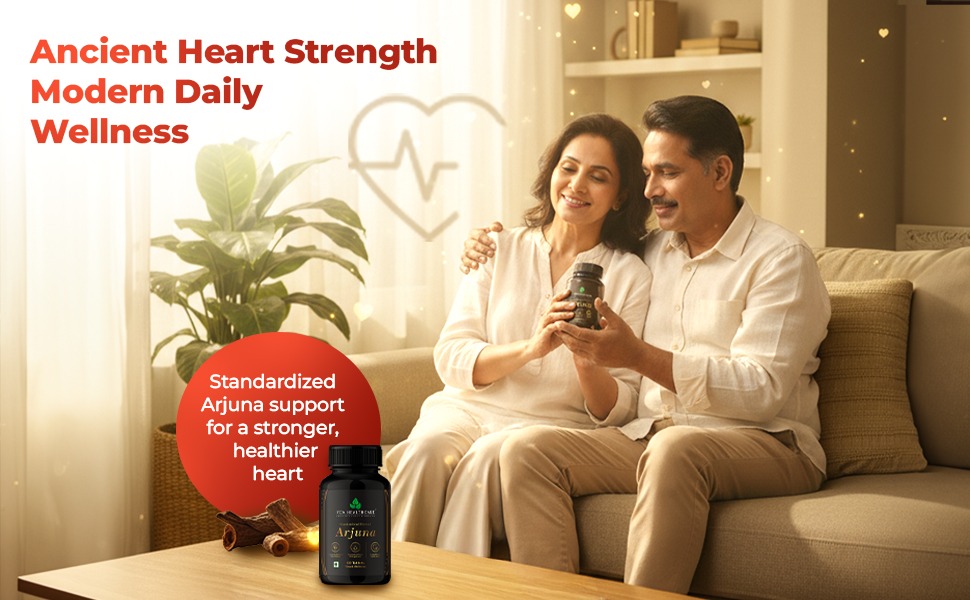 Arjuna tablets for cardiovascular wellness in Ayurveda