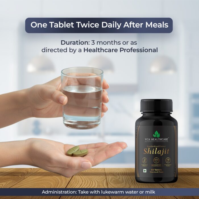 how to take shilajit capsule or tablet