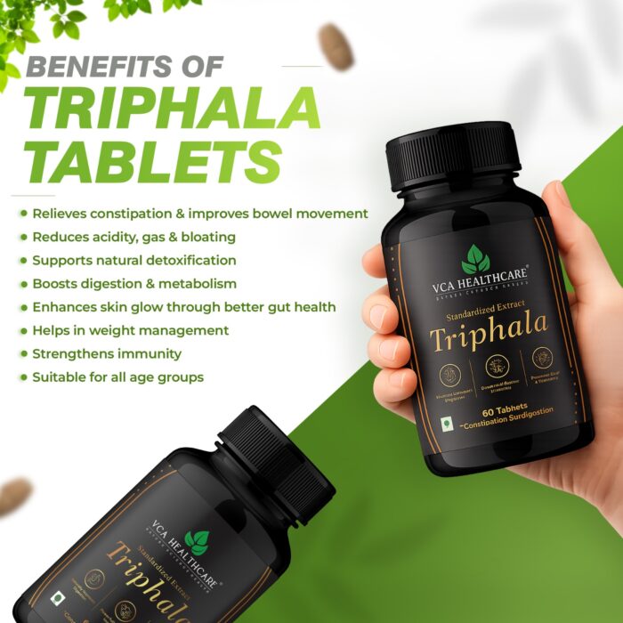 Standardized Triphala Tablets | Best Ayurvedic Medicine for Digestion - Image 2