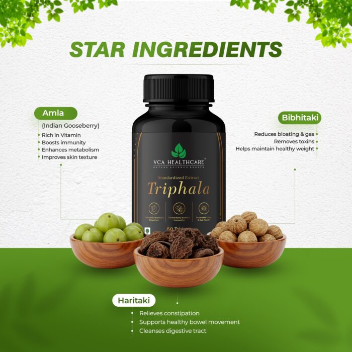 Standardized Triphala Tablets | Best Ayurvedic Medicine for Digestion - Image 3